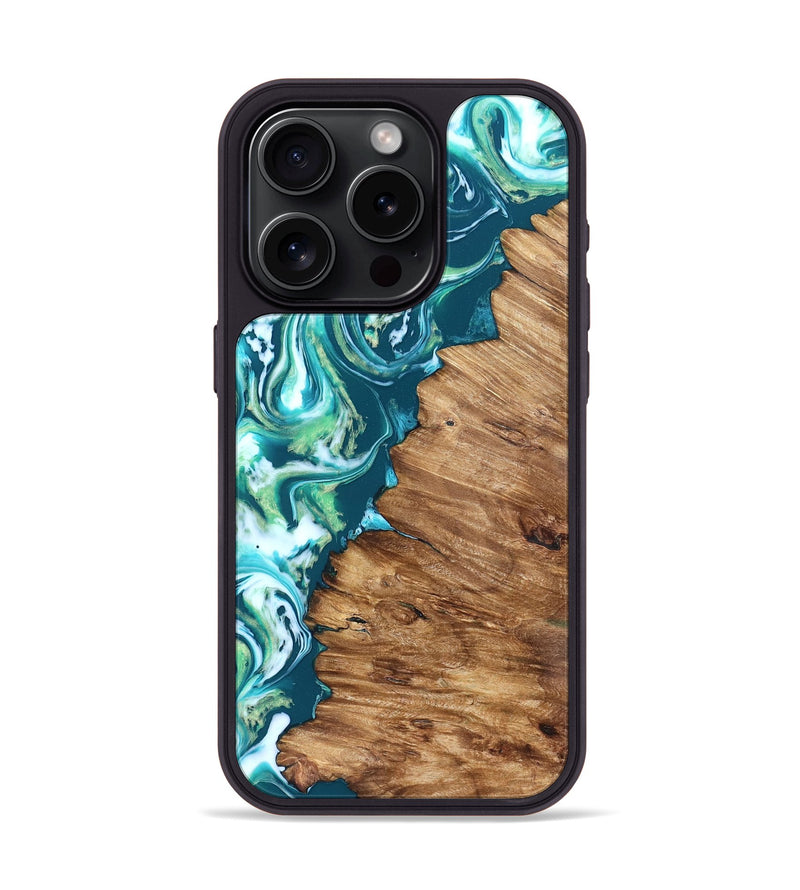 iPhone 15 Pro Wood Phone Case - Ricardo (Neon, 823838)