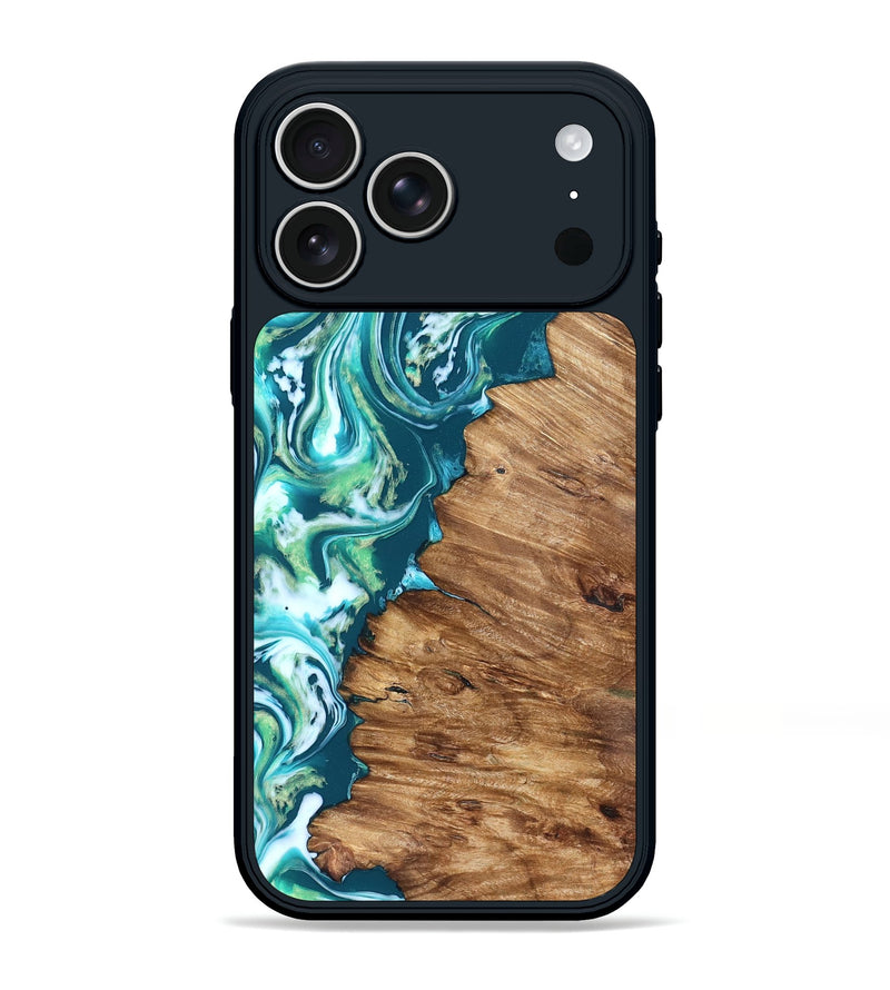 iPhone 17 Pro Max Wood Phone Case - Ricardo (Neon, 823838)