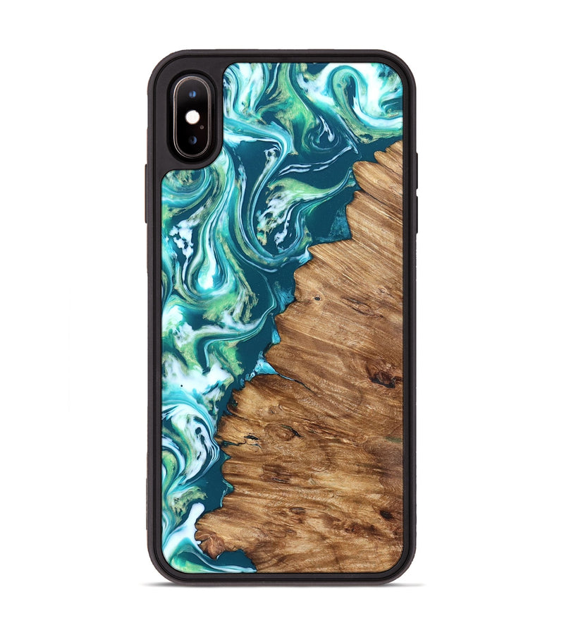 iPhone Xs Max Wood Phone Case - Ricardo (Neon, 823838)
