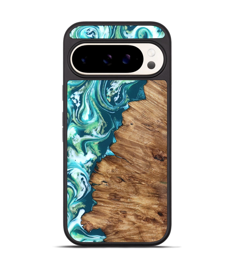 Pixel 9 Wood Phone Case - Ricardo (Neon, 823838)