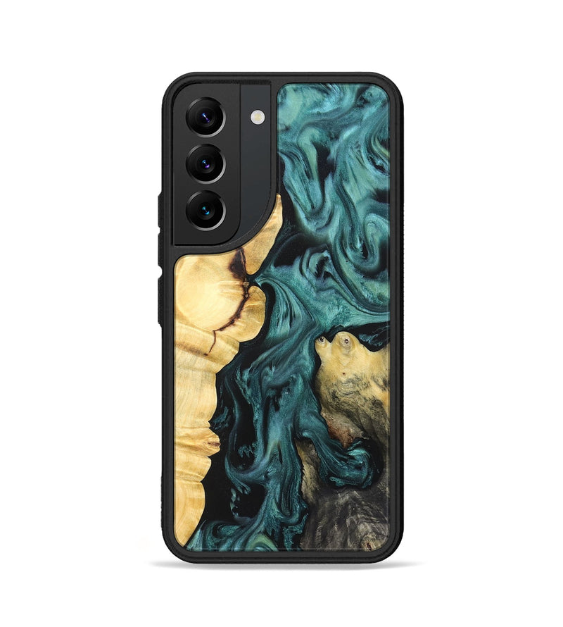 Galaxy S22 Wood Phone Case - Jeremie (Green, 823839)