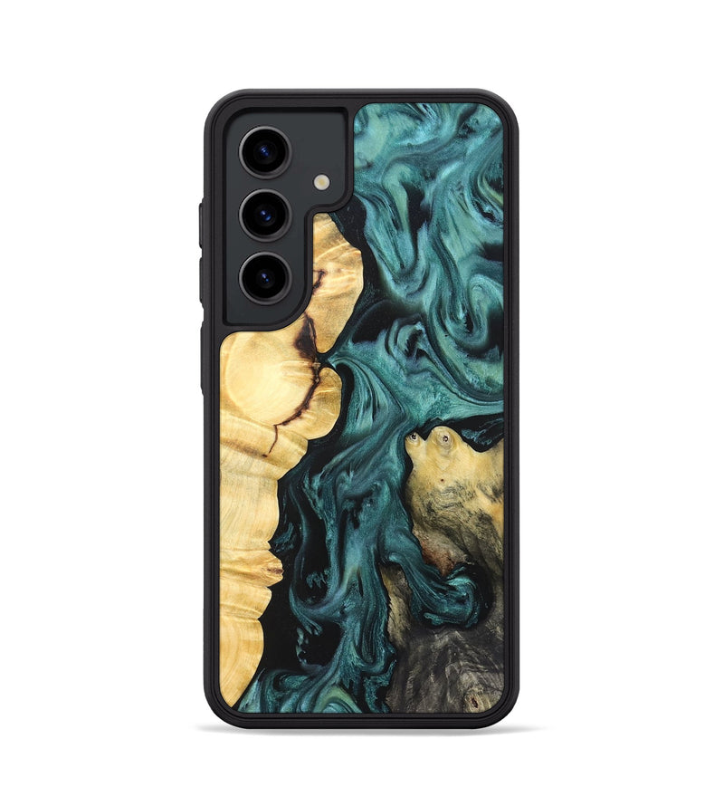 Galaxy S24 Wood Phone Case - Jeremie (Green, 823839)