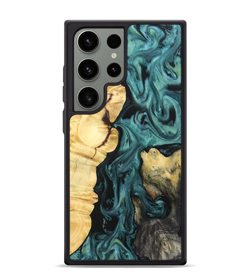 Galaxy S24 Ultra Wood Phone Case - Jeremie (Green, 823839)