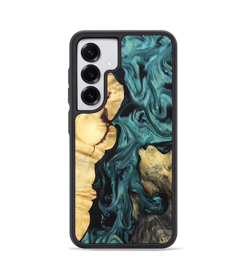 Galaxy S25 Wood Phone Case - Jeremie (Green, 823839)