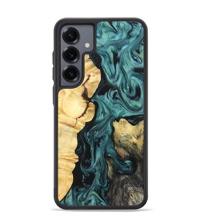 Galaxy S25 Plus Wood Phone Case - Jeremie (Green, 823839)
