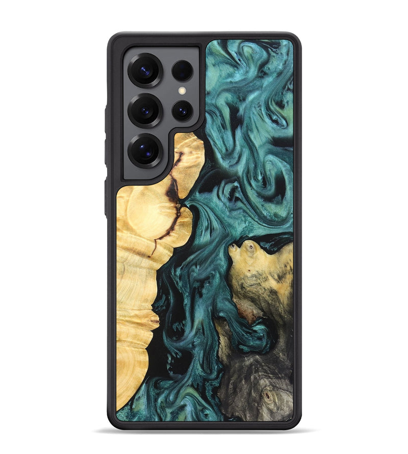 Galaxy S25 Ultra Wood Phone Case - Jeremie (Green, 823839)