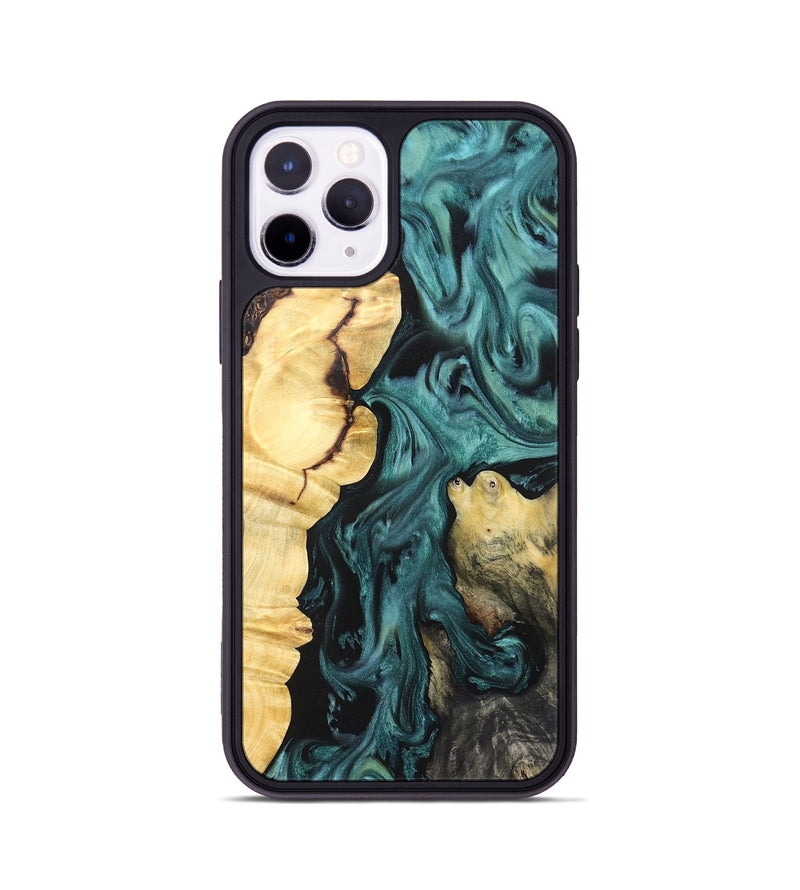 iPhone 11 Pro Wood Phone Case - Jeremie (Green, 823839)