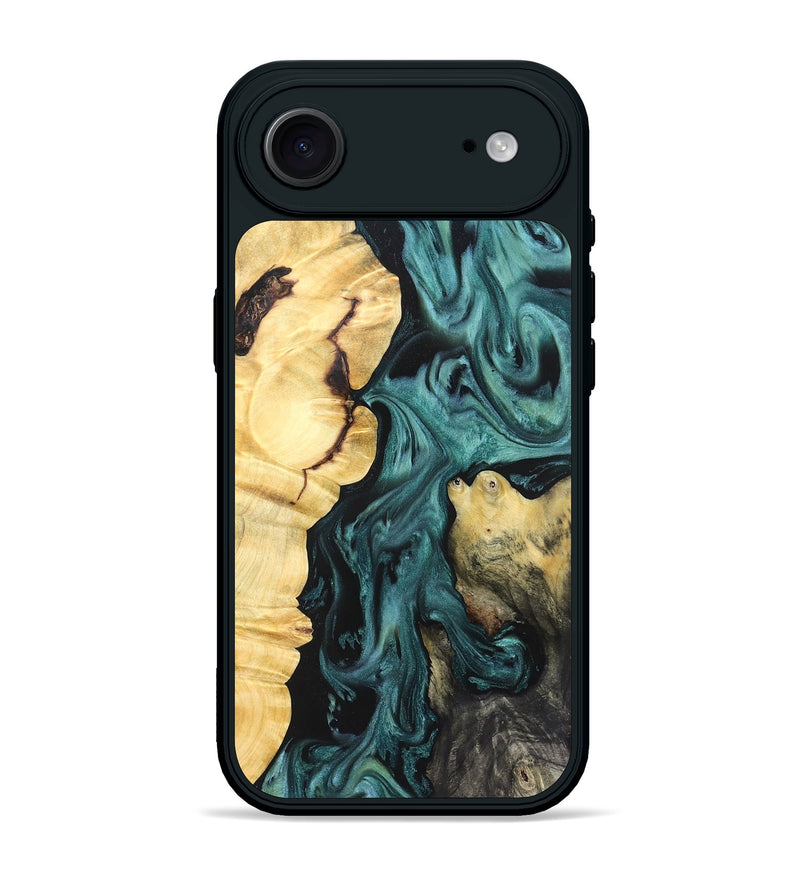 iPhone 17 Air Wood Phone Case - Jeremie (Green, 823839)