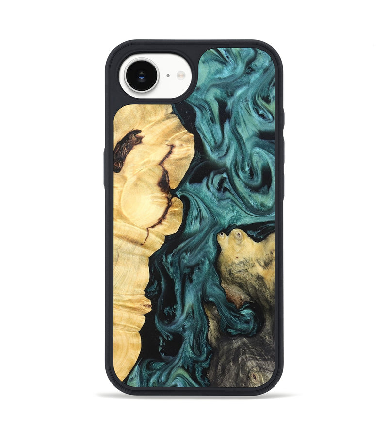 iPhone 17e Wood Phone Case - Jeremie (Green, 823839)
