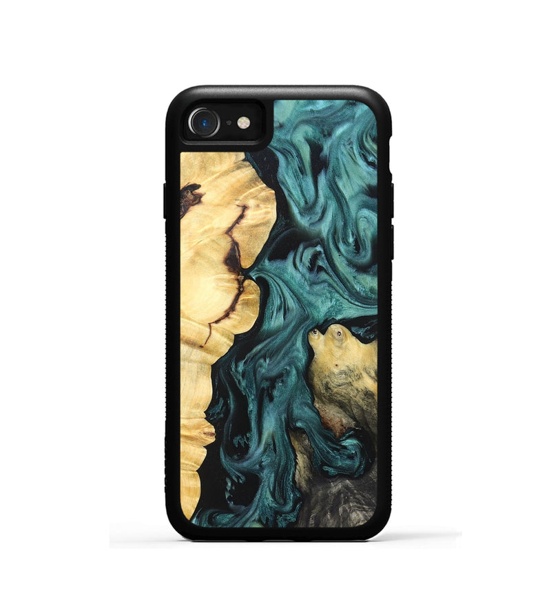iPhone SE Wood Phone Case - Jeremie (Green, 823839)