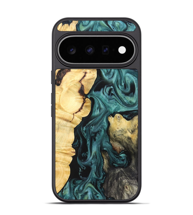 Pixel 11 Pro Wood Phone Case - Jeremie (Green, 823839)