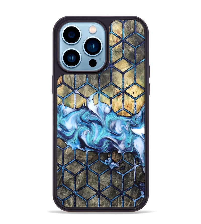 iPhone 14 Pro Max Wood Phone Case - Althea (Pattern, 823841)
