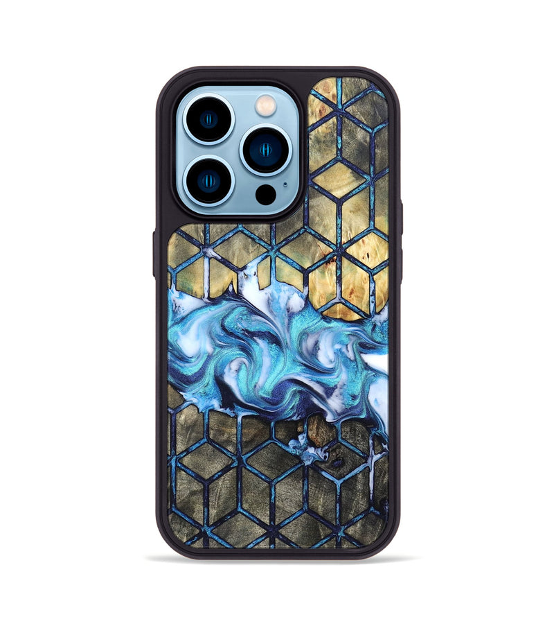 iPhone 14 Pro Wood Phone Case - Althea (Pattern, 823841)