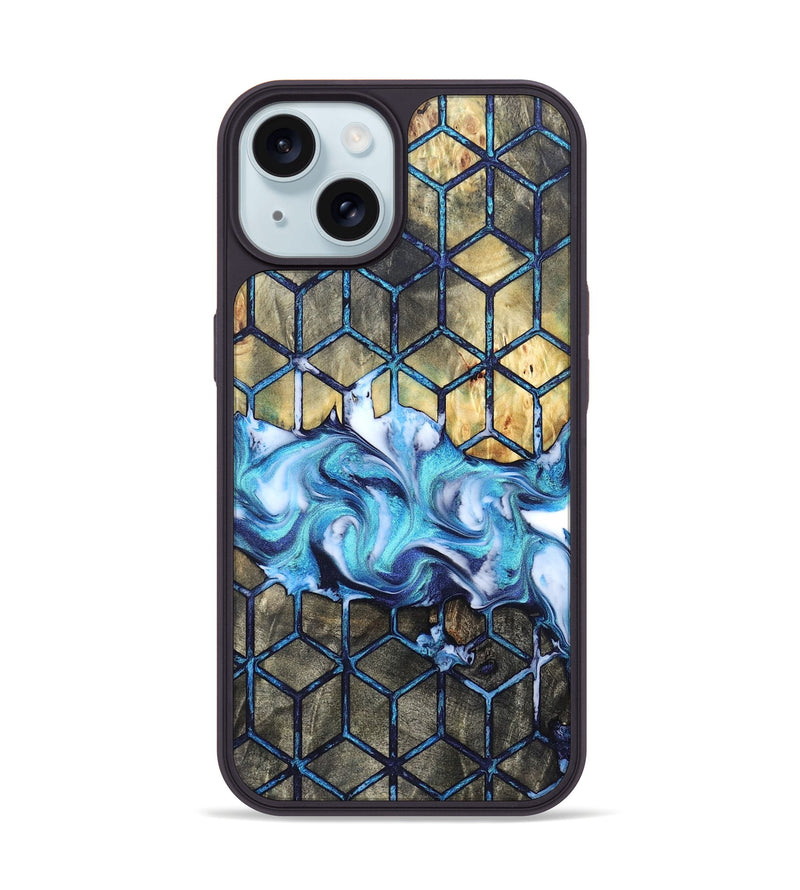 iPhone 15 Wood Phone Case - Althea (Pattern, 823841)