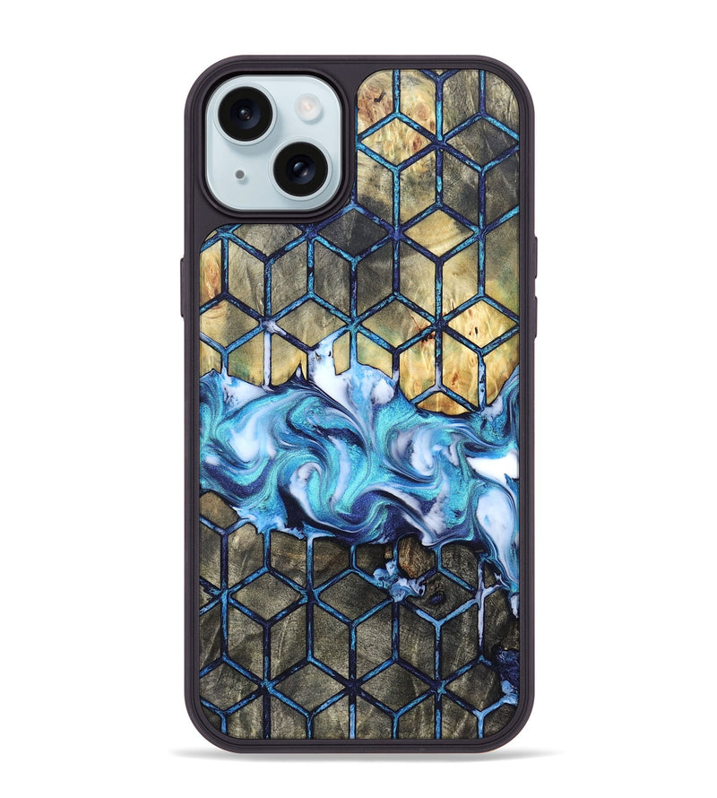 iPhone 15 Plus Wood Phone Case - Althea (Pattern, 823841)