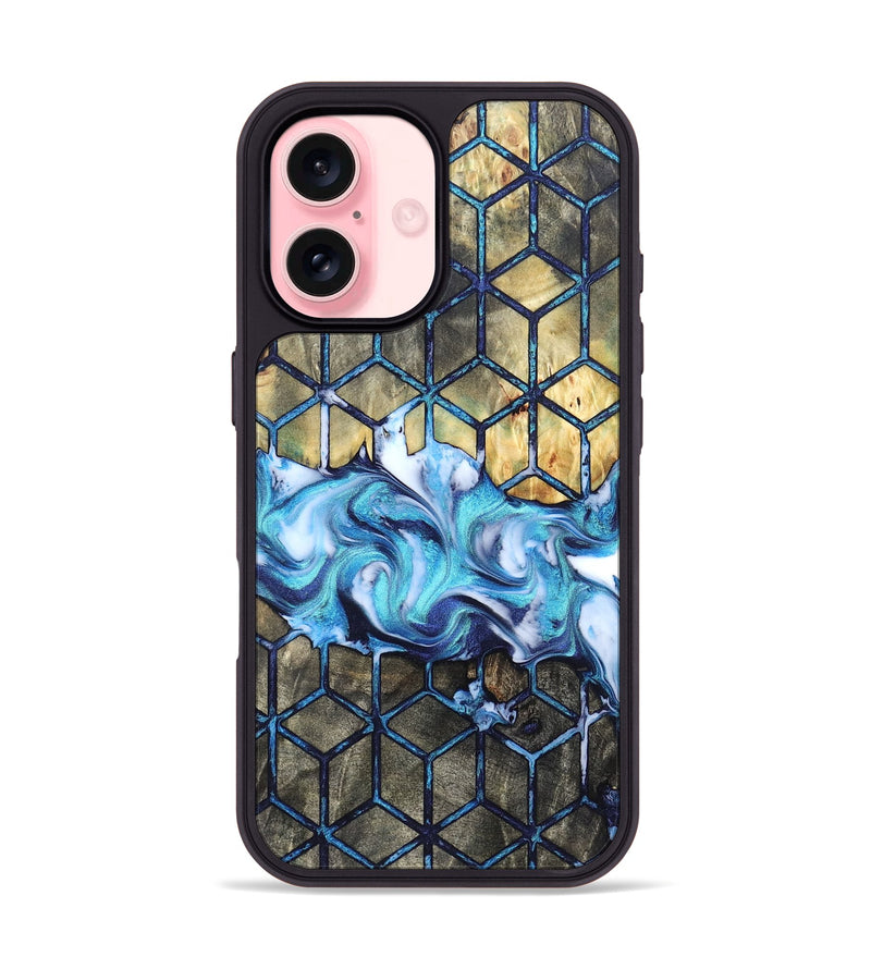 iPhone 16 Wood Phone Case - Althea (Pattern, 823841)