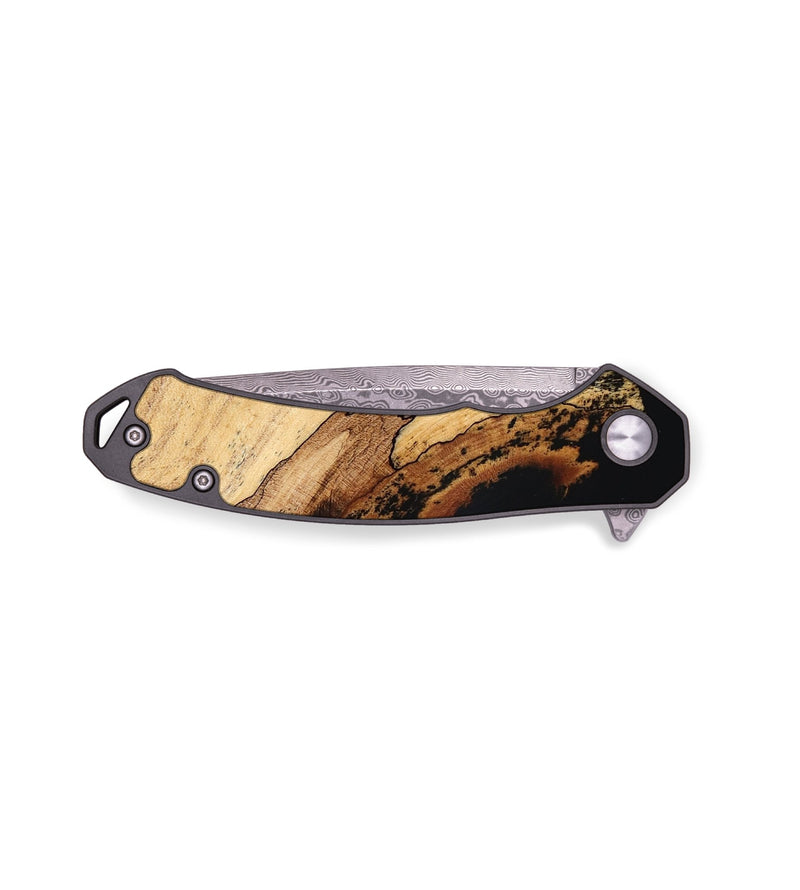 EDC Wood Pocket Knife - Isabell (Wood Burl, 823845)