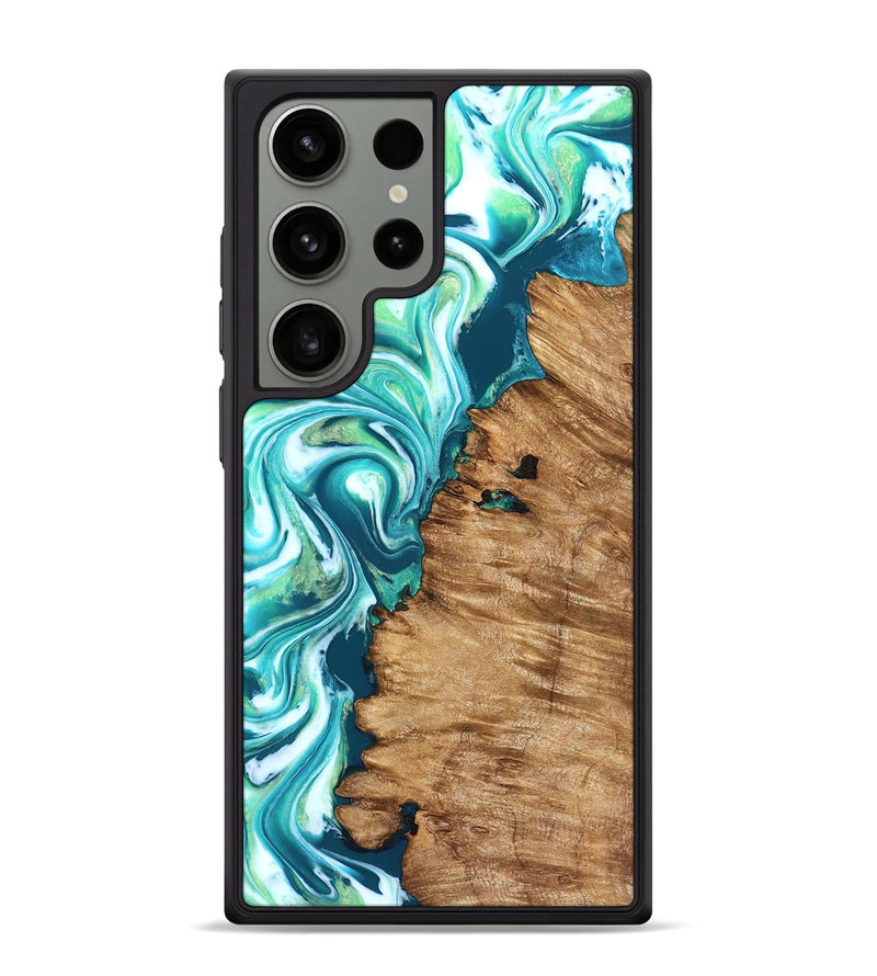 Galaxy S24 Ultra Wood Phone Case - Rosanne (Neon, 823848)