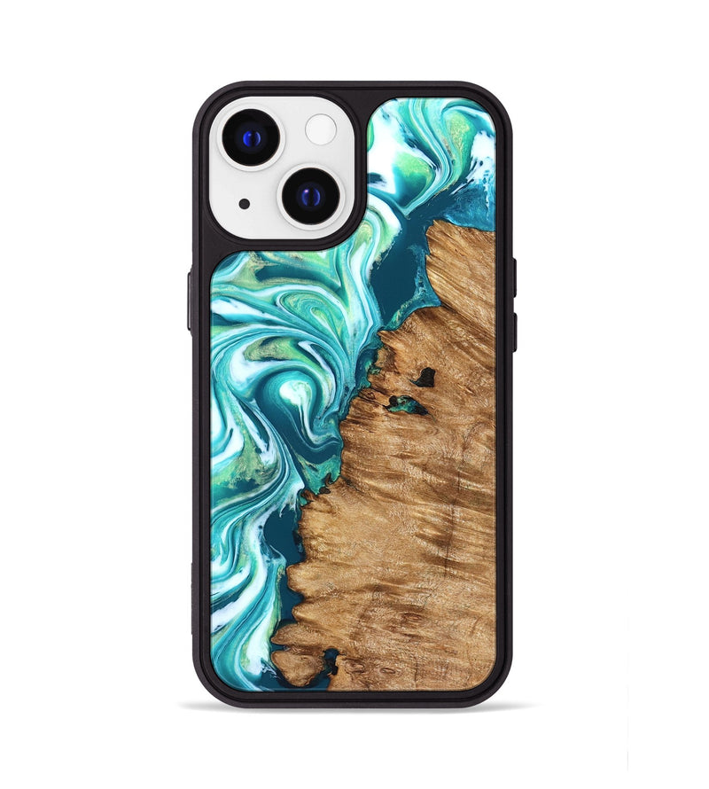 iPhone 13 Wood Phone Case - Rosanne (Neon, 823848)