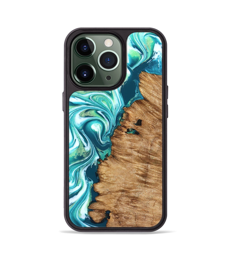 iPhone 13 Pro Wood Phone Case - Rosanne (Neon, 823848)