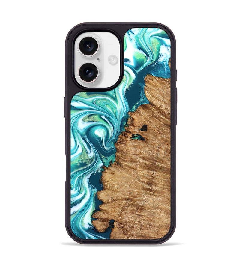 iPhone 17 Wood Phone Case - Rosanne (Neon, 823848)