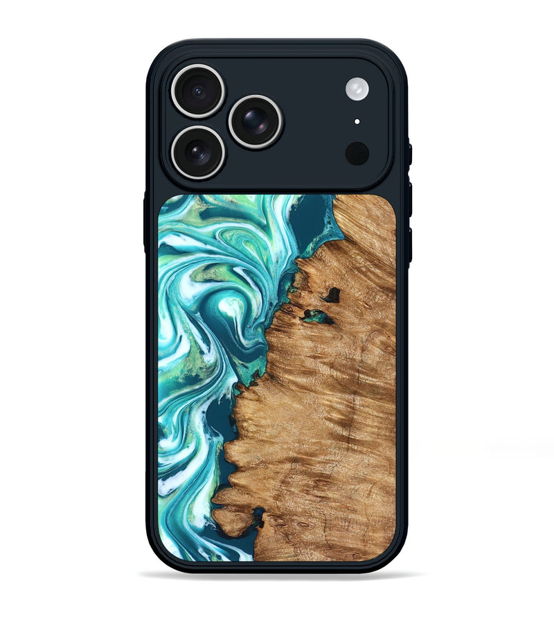 iPhone 17 Pro Max Wood Phone Case - Rosanne (Neon, 823848)