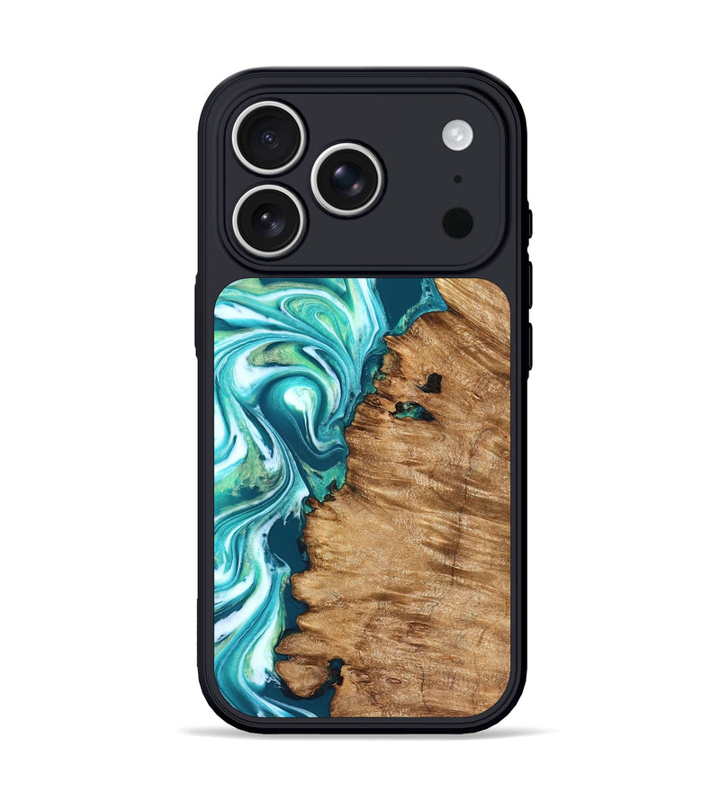 iPhone 17 Pro Wood Phone Case - Rosanne (Neon, 823848)