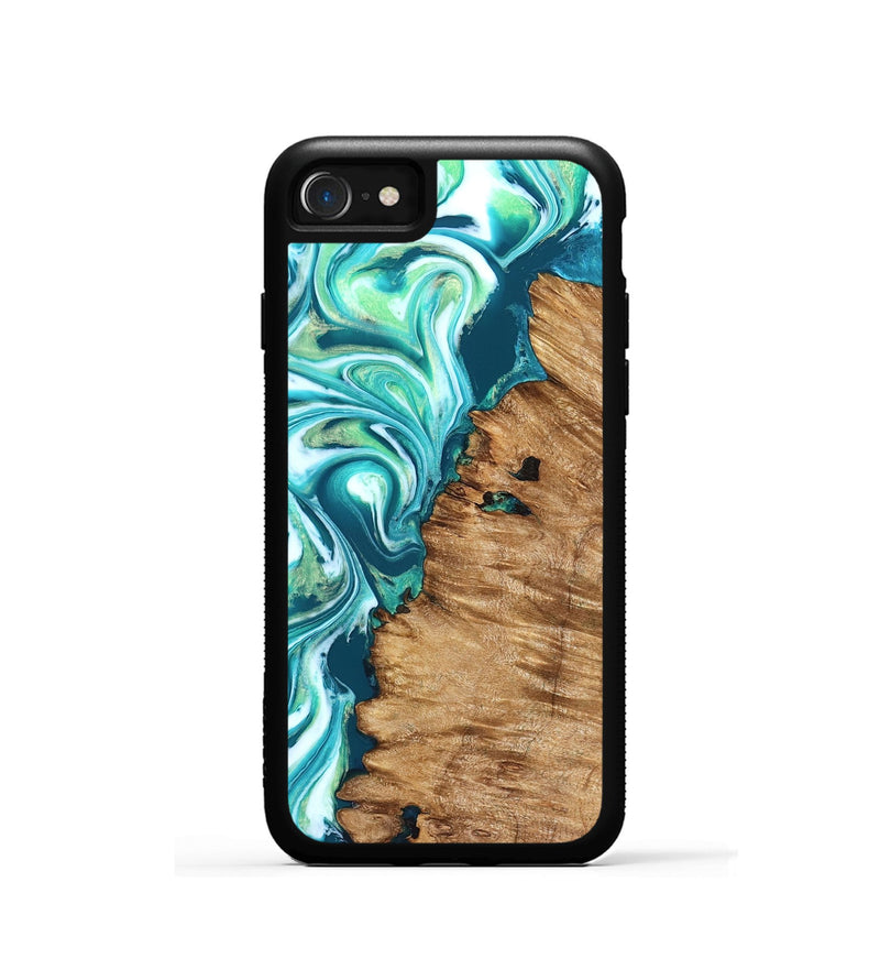 iPhone SE Wood Phone Case - Rosanne (Neon, 823848)