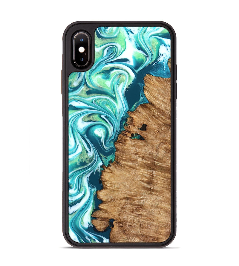 iPhone Xs Max Wood Phone Case - Rosanne (Neon, 823848)