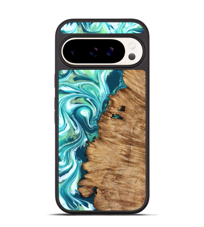 Pixel 9 Pro Wood Phone Case - Rosanne (Neon, 823848)