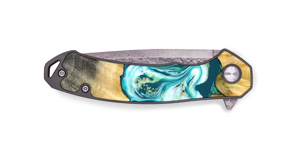 EDC Wood Pocket Knife - Azari (Blue, 823850)