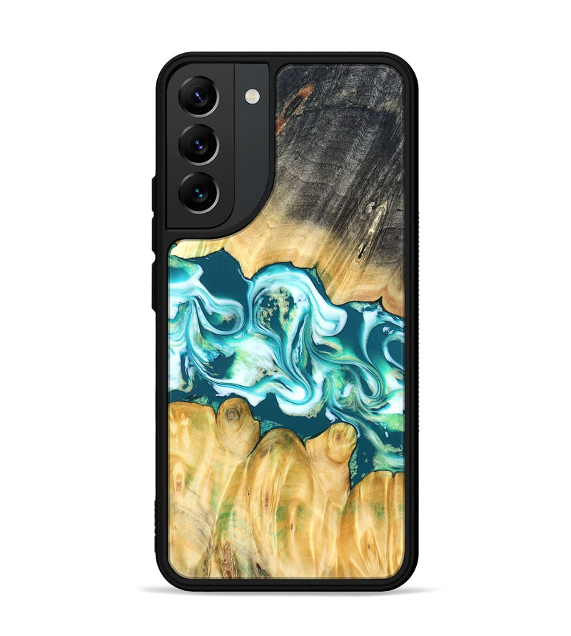 Galaxy S22 Plus Wood Phone Case - Azari (Blue, 823850)