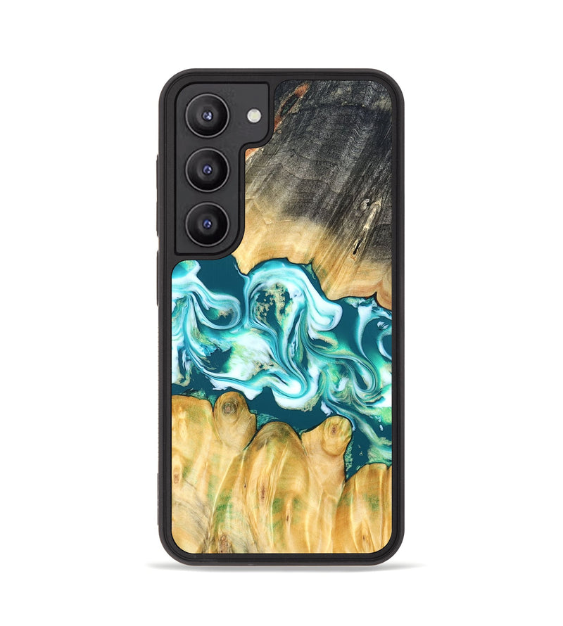 Galaxy S23 Wood Phone Case - Azari (Blue, 823850)