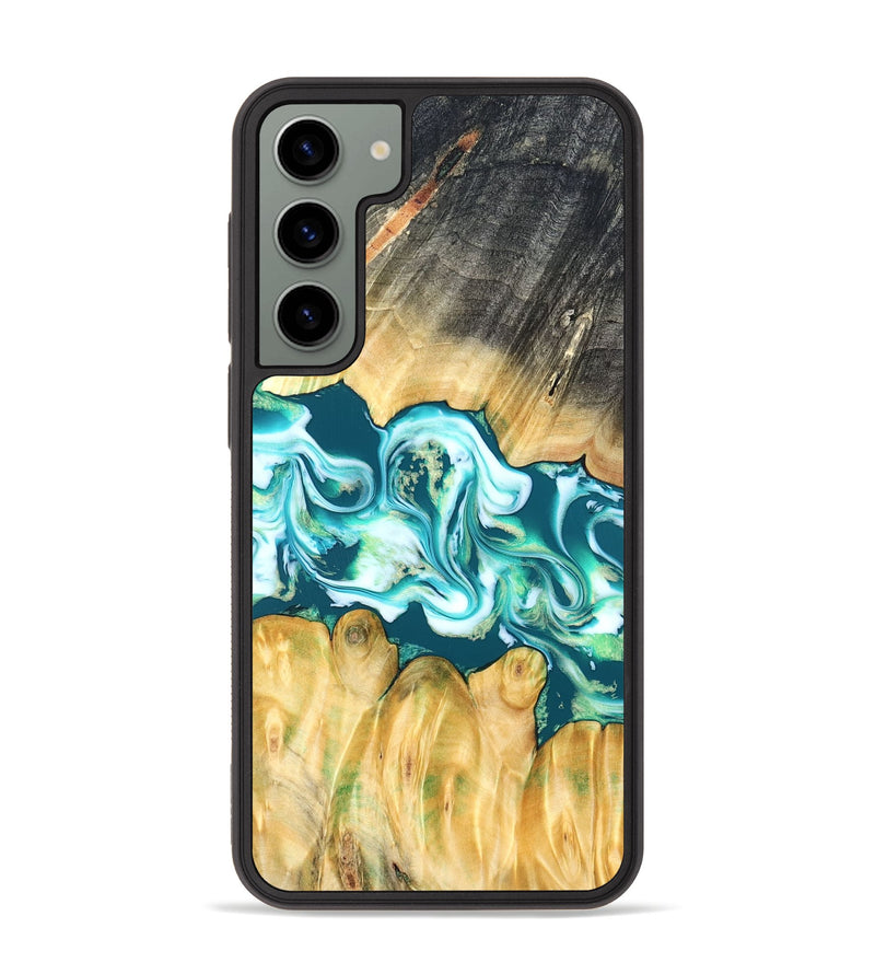 Galaxy S23 Plus Wood Phone Case - Azari (Blue, 823850)