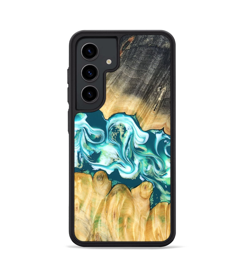 Galaxy S24 Wood Phone Case - Azari (Blue, 823850)