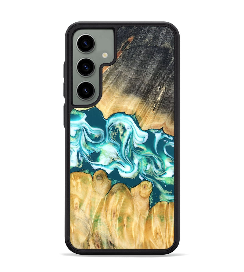 Galaxy S24 Plus Wood Phone Case - Azari (Blue, 823850)