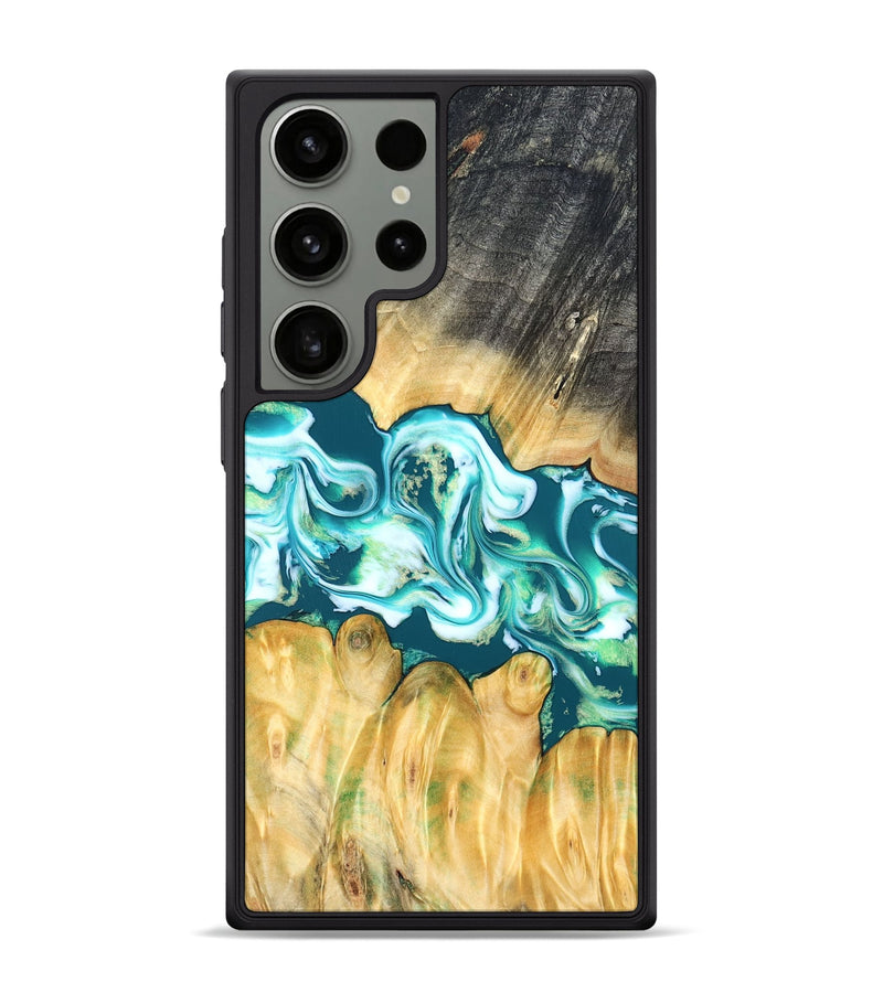 Galaxy S24 Ultra Wood Phone Case - Azari (Blue, 823850)