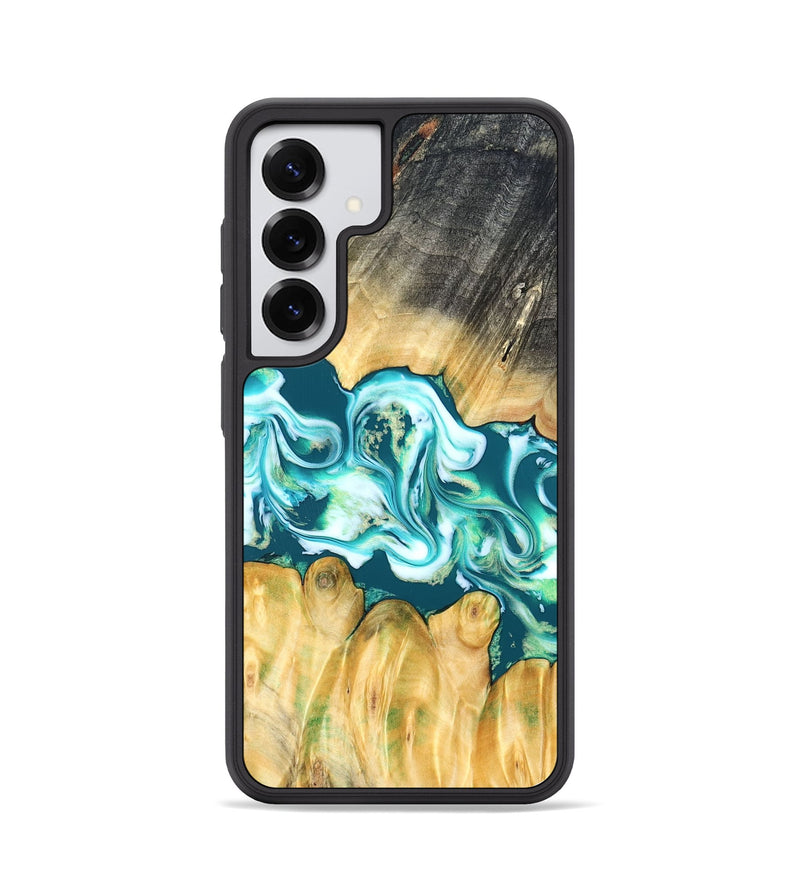Galaxy S25 Wood Phone Case - Azari (Blue, 823850)