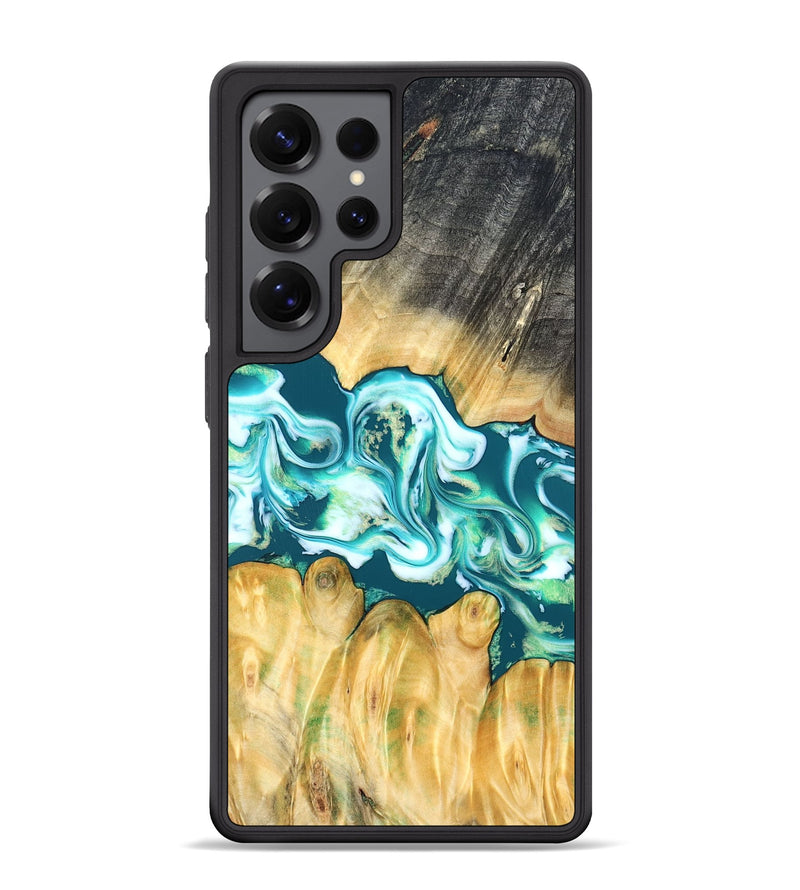 Galaxy S25 Ultra Wood Phone Case - Azari (Blue, 823850)
