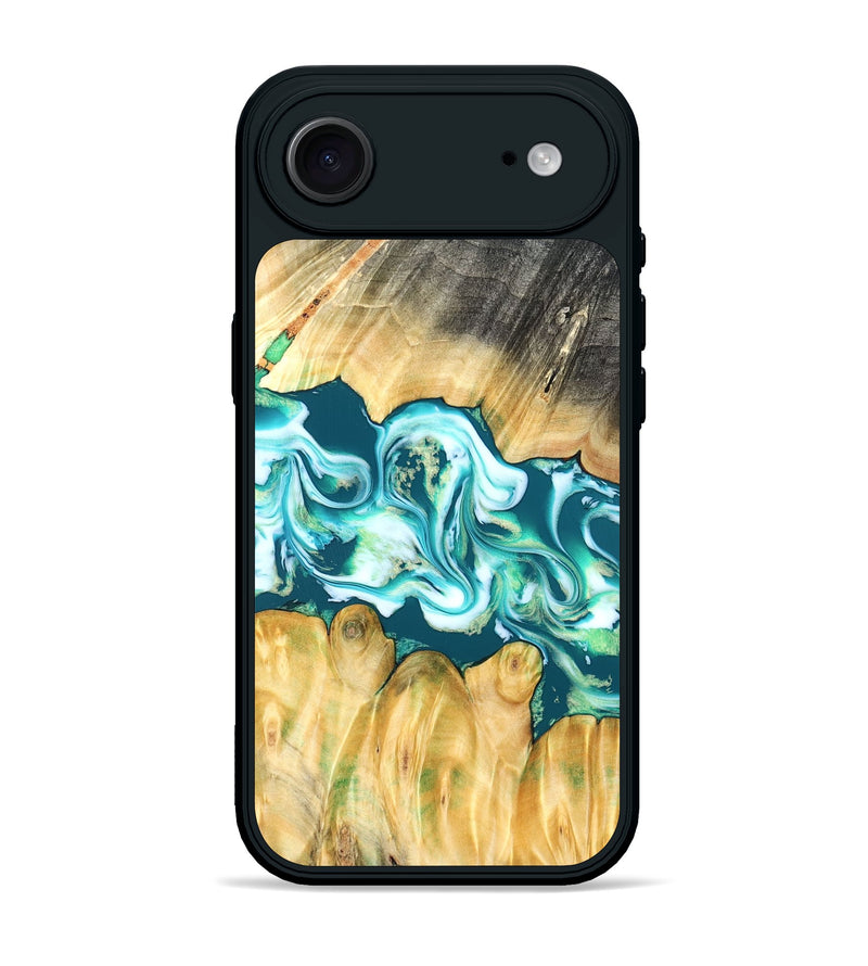 iPhone 17 Air Wood Phone Case - Azari (Blue, 823850)