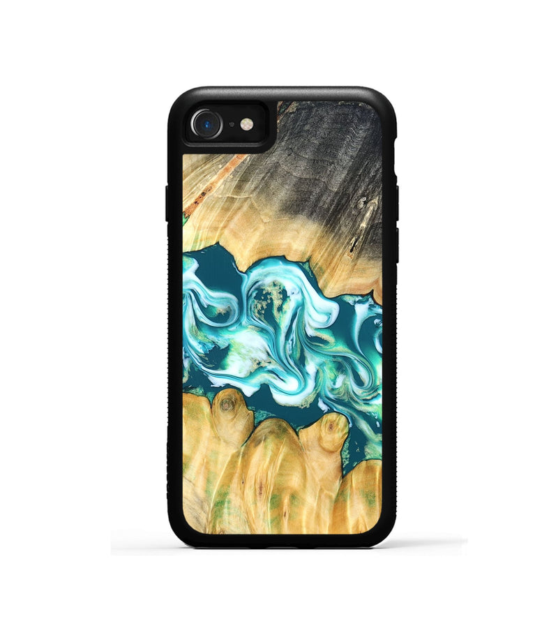 iPhone SE Wood Phone Case - Azari (Blue, 823850)