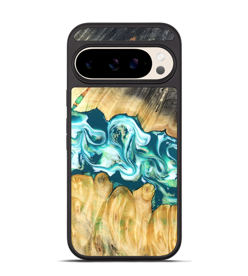 Pixel 10 Wood Phone Case - Azari (Blue, 823850)