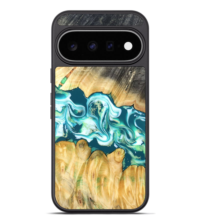 Pixel 11 Pro XL Wood Phone Case - Azari (Blue, 823850)