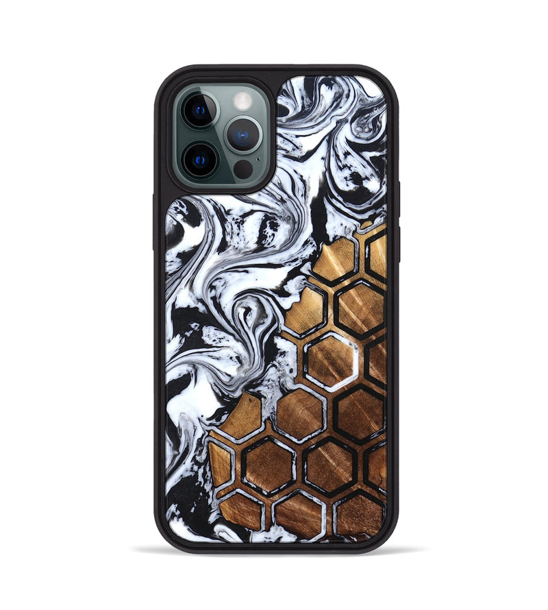 iPhone 12 Pro Wood Phone Case - Joaquin (Pattern, 823865)