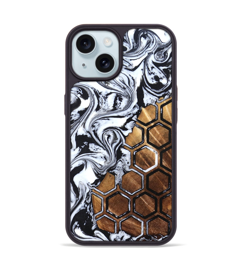 iPhone 15 Wood Phone Case - Joaquin (Pattern, 823865)