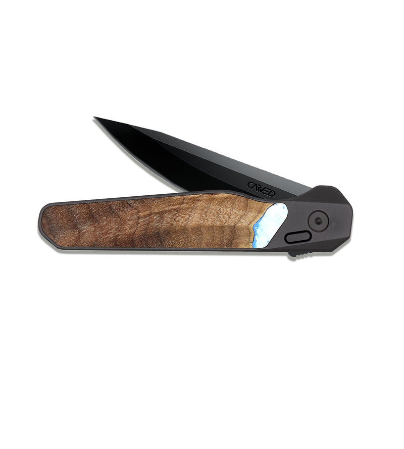 EDC Dark Slate Wood Pocket Knife - Darrius (Coastal, 823873)
