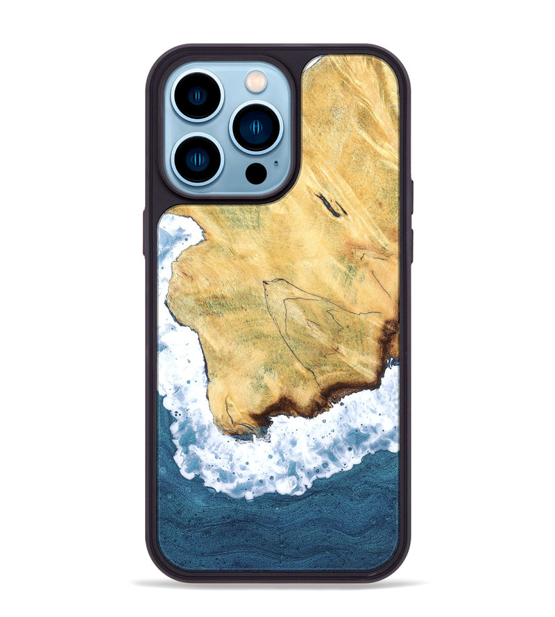iPhone 14 Pro Max Wood Phone Case - Amiah (Coastal, 823876)