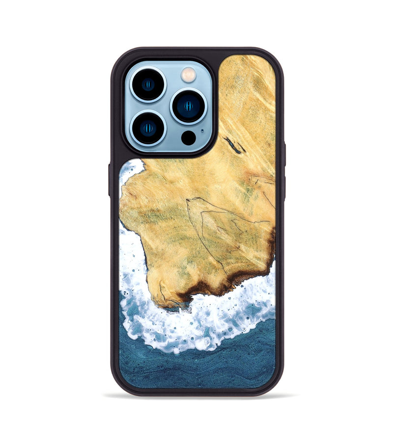 iPhone 14 Pro Wood Phone Case - Amiah (Coastal, 823876)