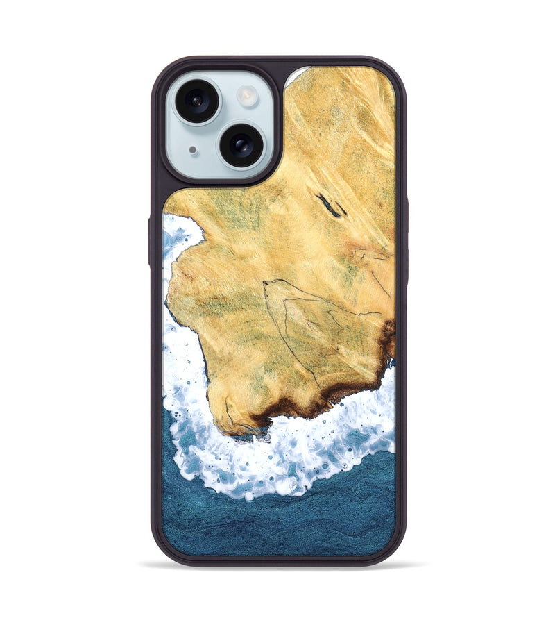 iPhone 15 Wood Phone Case - Amiah (Coastal, 823876)