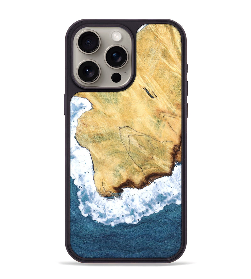 iPhone 15 Pro Max Wood Phone Case - Amiah (Coastal, 823876)